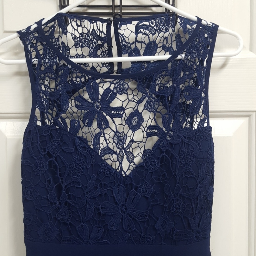 Navy blue dress